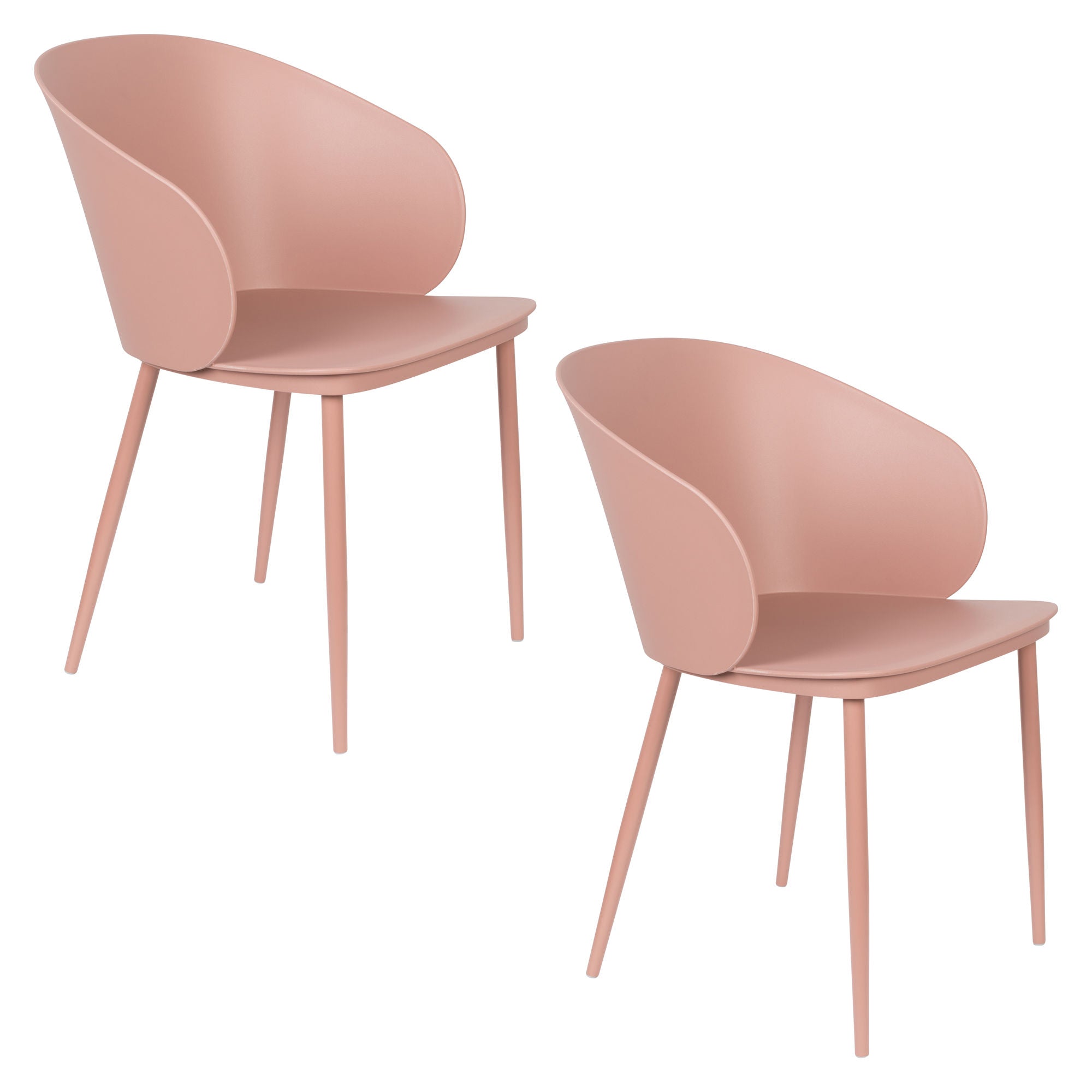Set of 2 Gigi All Pink Dining Chair